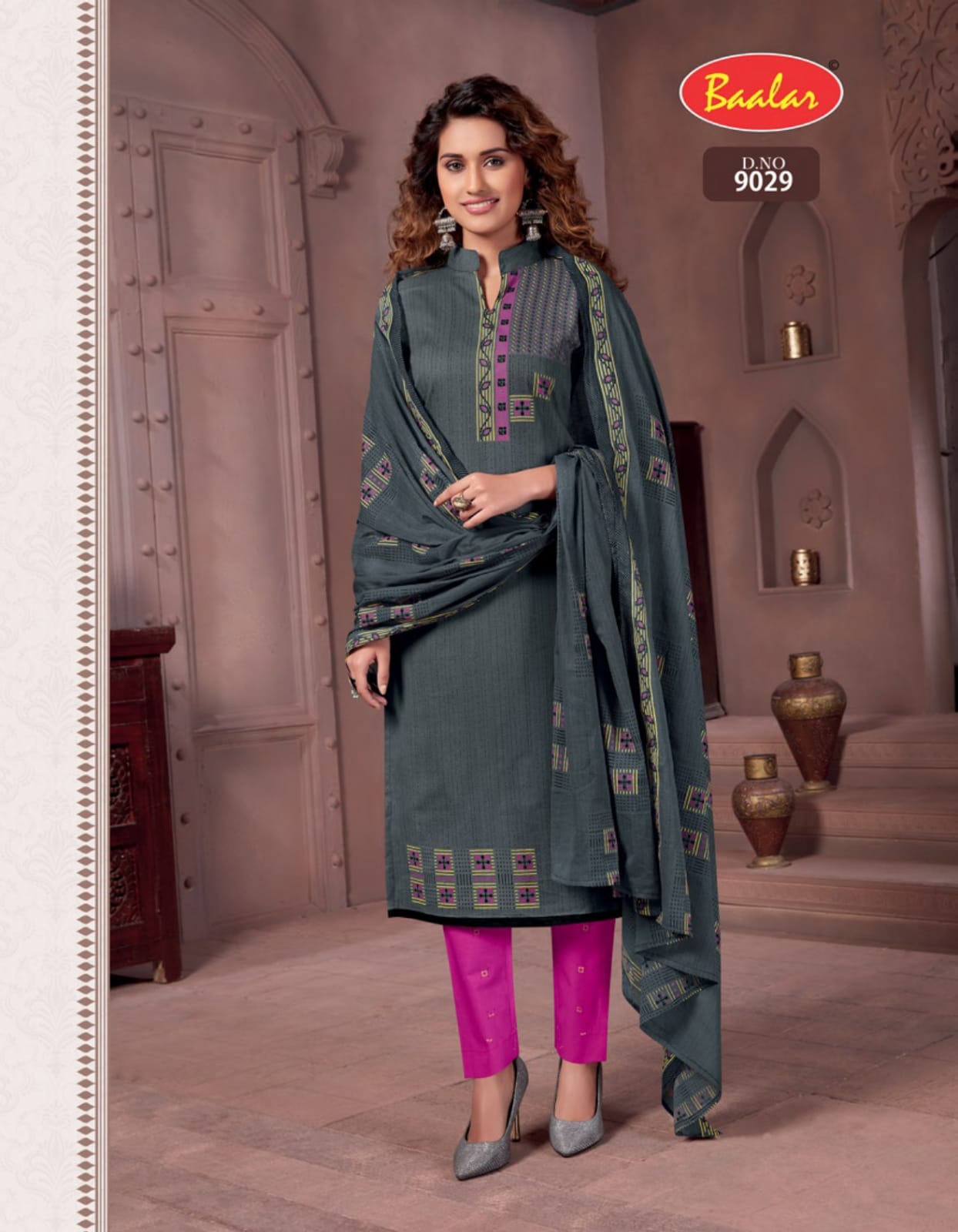 Baalaz Zara 9 Ready Made Regular Wear Cotton Printed Dress Collection